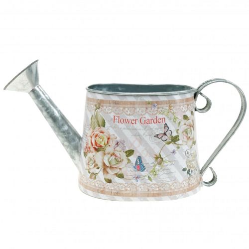 Floristik24 Dekorativ vandkande metalplanter pot sommerdekoration H15.5cm