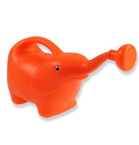 Floristik24 Vanding kan elefant orange