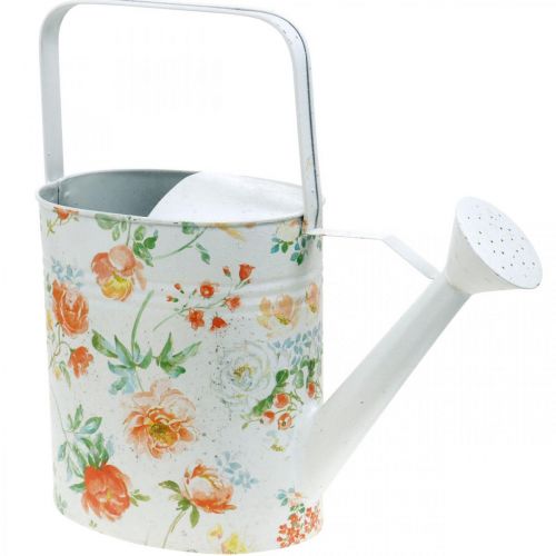 Dekorativ vandkande metal vintage roser sommerdekoration have H31,5cm