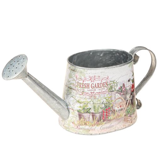 Artikel Vandkande dekoration sølv metal Fresh Garden 30x11x14,5cm