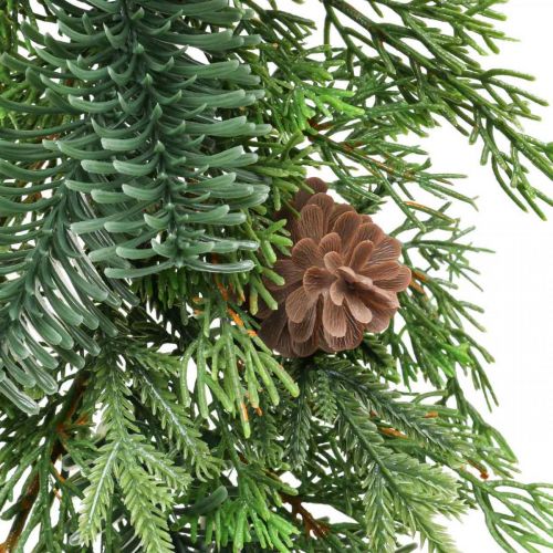 Floristik24 Juleguirlande dekorationsguirlande med kogler grøn 182cm