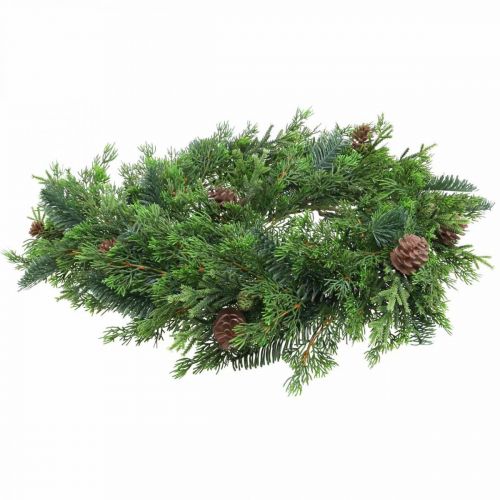 Floristik24 Juleguirlande dekorationsguirlande med kogler grøn 182cm