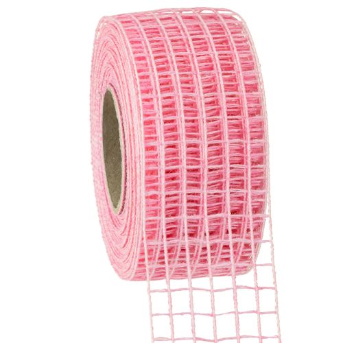 Artikel Gitterbånd 4,5 cm x 10 m lyserød