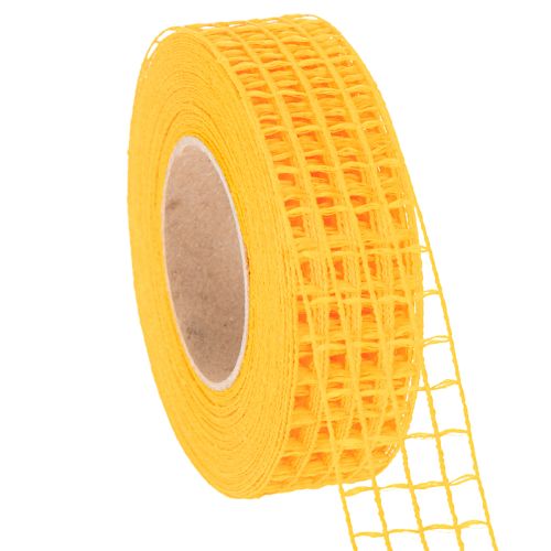 Dekorativt netbånd, assorterede farver, 3 cm x 10 m, 7 stk. | Floristik24.dk
