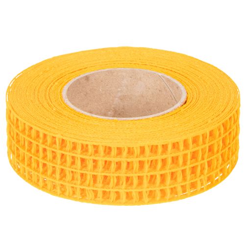 Dekorativt netbånd, assorterede farver, 3 cm x 10 m, 7 stk. | Floristik24.dk