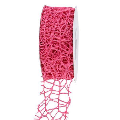 Floristik24 Gittertape pink 40mm 10m