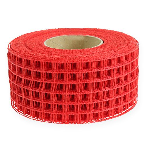 Mesh tape 4,5cm x 10m rød