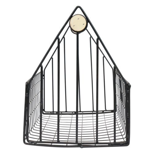 Artikel Trådkurv mesh kurv plantekurv metal sort 35x18x22,5cm