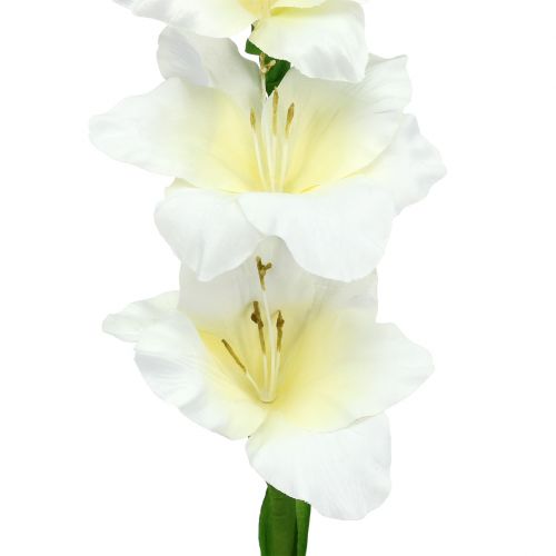 Artikel Gladiolus hvid 86 cm kunstig