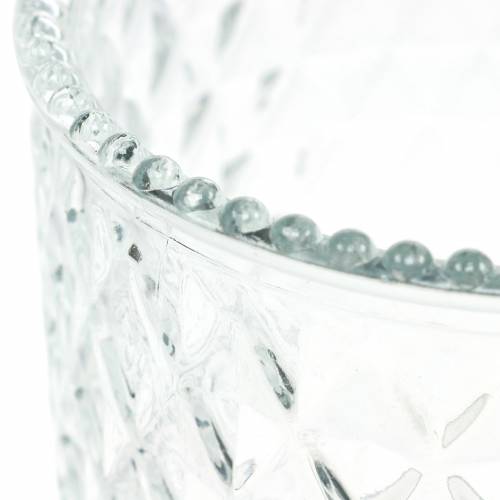 Floristik24 Dekorativ glas diamant glas vase klar blomstervase 2 stk