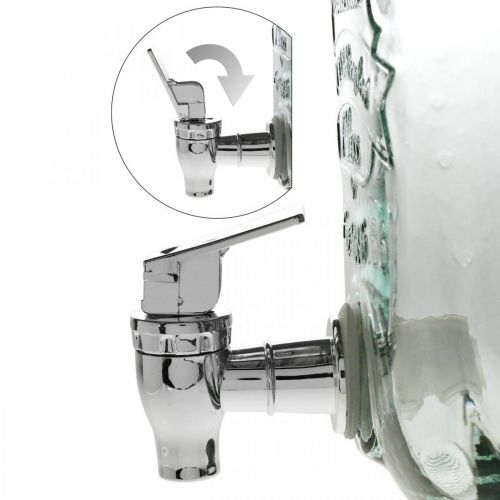 Artikel Drikkedispenserglas med hanesæt med 4 drikkeglas H25,5cm