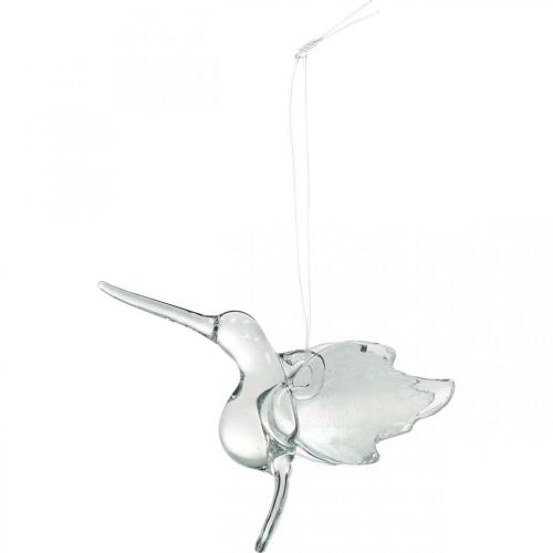 Floristik24 Glas dekoration fugle af paradis, dekoration kolibri, glas vedhæng, fugl dekoration 3stk