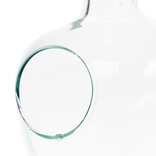 Floristik24 Glasflaske dekorationsbeholder med kork Ø19cm H30cm