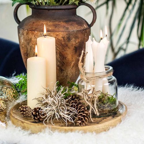 Floristik24 Glaskar til fyld, blomstervase, borddekoration, glaslanterne 2 stk