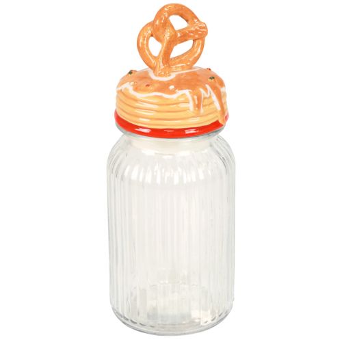 Artikel Bonboniere kikseglas med låg kringle Ø11cm H28,5cm