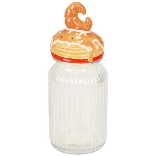 Artikel Bonboniere kiksekrukke med låg croissant Ø11cm H28,5cm