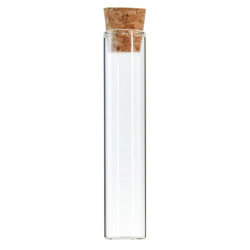 Reagensglas dekorative glasrør korker minivaser H13cm
