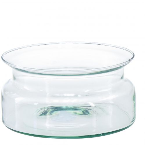 Floristik24 Glasskål dekorativ skål glas svømmeskål Ø16cm H8cm