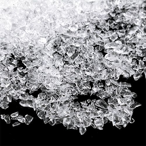 Floristik24 Glassten 1mm - 2mm naturlig farve 2kg