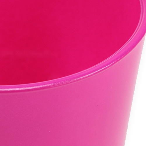 Floristik24 Mini bordvase pink Ø10cm H9cm