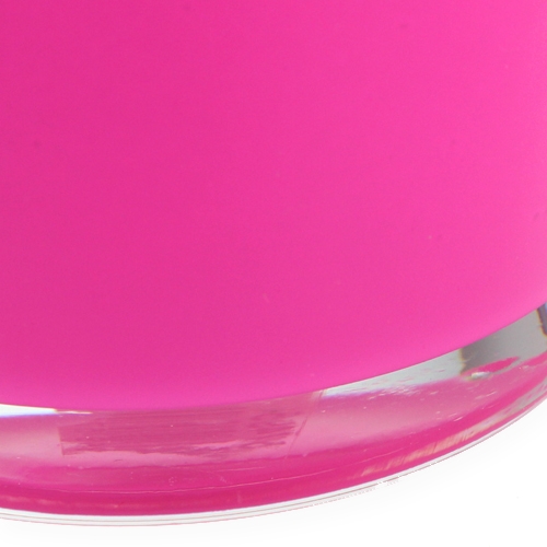 Floristik24 Mini bordvase pink Ø10cm H9cm