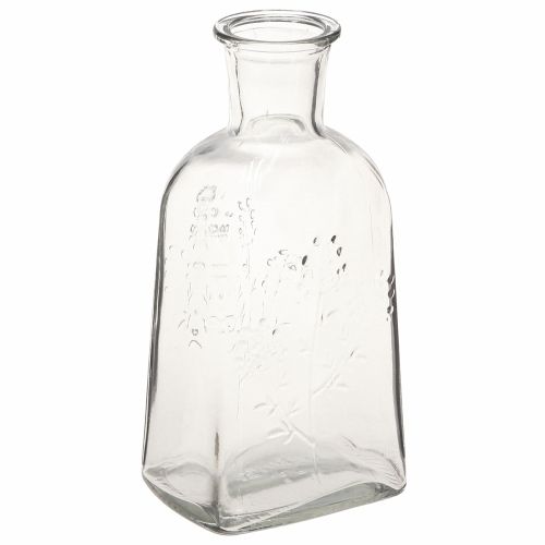 Artikel Glasvase flaskevase med motivvase glas klar H19cm 2 stk.