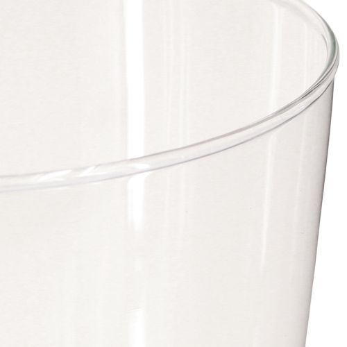 Artikel Glasvase konisk blomstervase gennemsigtig Ø10cm H20cm