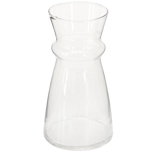 Glasvase hyacintvase dekorativ vase gennemsigtig Ø7cm H13cm
