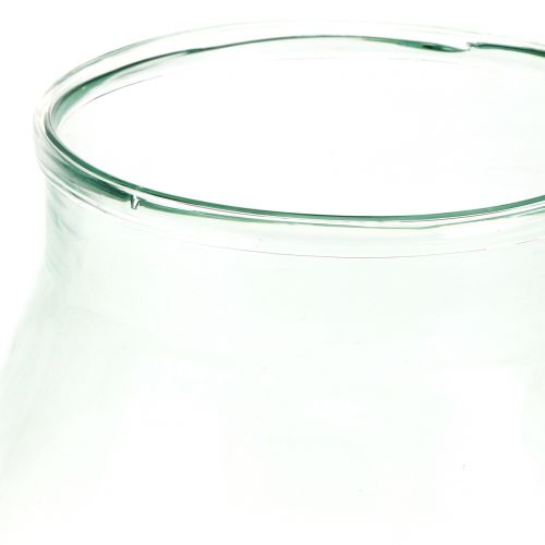 Floristik24 Dekorativ glasblomstervase Ø21cm H23cm