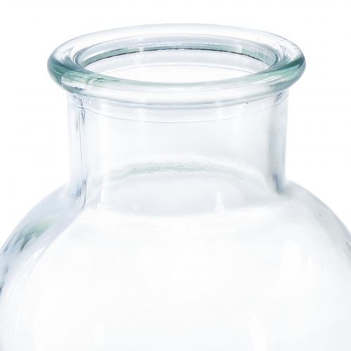 Floristik24 Glasvase apotekerflaske retro dekorativ flaske Ø10cm H20cm