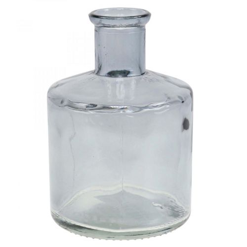 Floristik24 Glasvase apotekerflasker dekorativ glas dekorativ vase tonet Ø7cm 6 stk.