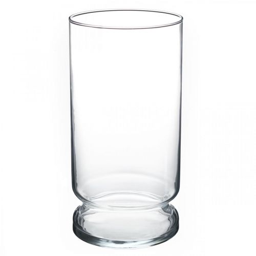 Floristik24 Glas Vase Cylinder Klar Ø10cm H20cm
