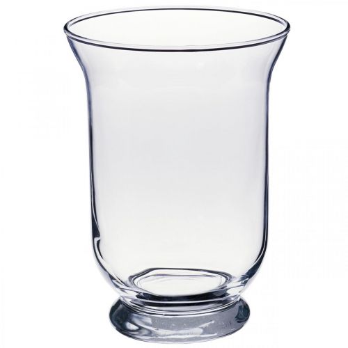 Glasvase klar Ø13,5cm H19,5cm Glas dekoration blomstervase