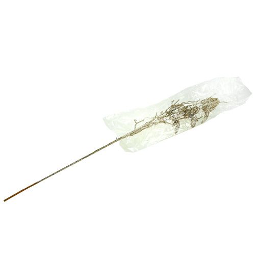 Floristik24 Glittergren med fugle 75 cm guld