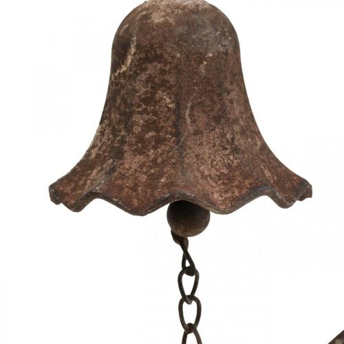Floristik24 Deco klokke antik metal klokke metal dekoration rust look H53cm