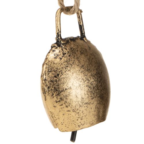 Floristik24 Klokker juletræspynt metal vintage guld 5 cm 8 stk.