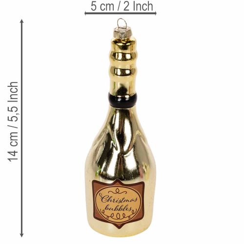 Mini cocktailpynt til juletræet, 14 cm, 6 stk. | Floristik24.dk