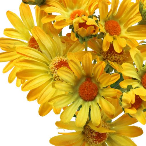 Floristik24 Tusindfryd i en buket gul 33 cm 6stk