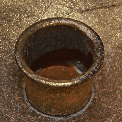 Floristik24 Gylden kop dekoration med lysestage antik guld Ø10cm H6,5cm