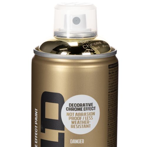 Dekorativ spraymaling med guldkromeffekt, Montana dåser 400 ml | Floristik24.dk