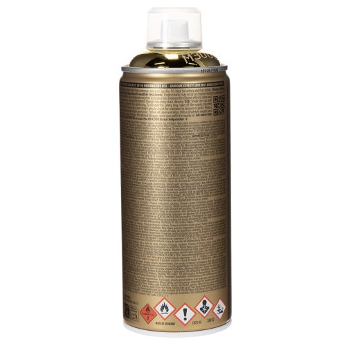 Dekorativ spraymaling med guldkromeffekt, Montana dåser 400 ml | Floristik24.dk