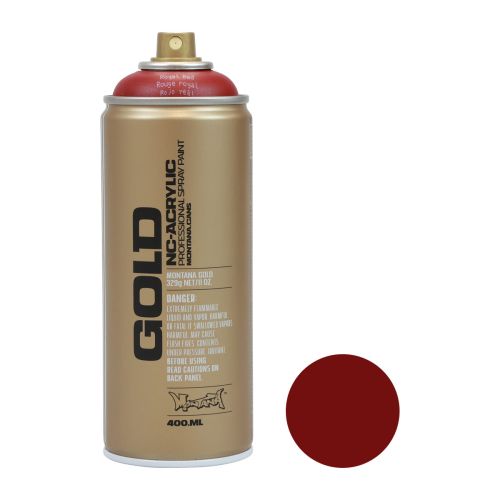 Malerspray rød spraymaling akrylmaling Montana Gold Royal Red 400ml