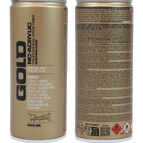 Artikel Spraymaling grøn Spraymaling Montana Gold Manila green 400ml