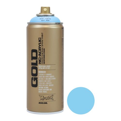 Malerspray lyseblå spraymaling Montana Gold babyblå 400ml