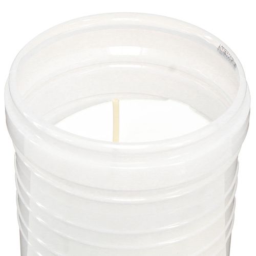 Artikel Gravlys gravlys sørgelys hvid Ø7,5cm H24,5cm