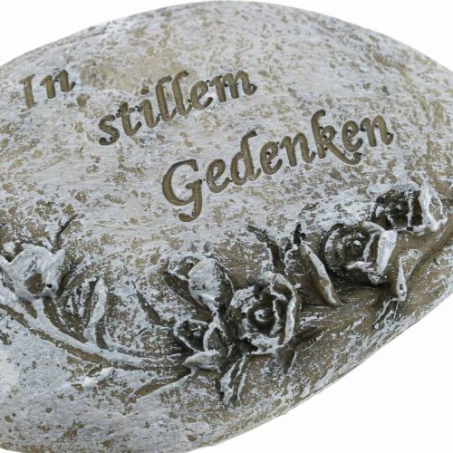 Gravsmykkesten siger &quot;Vi savner dig&quot; 11cm 4 stk