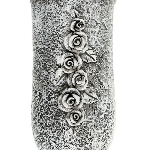 Floristik24 Gravpynt begravelsesblomster, gravvase med jordspyd L19cm