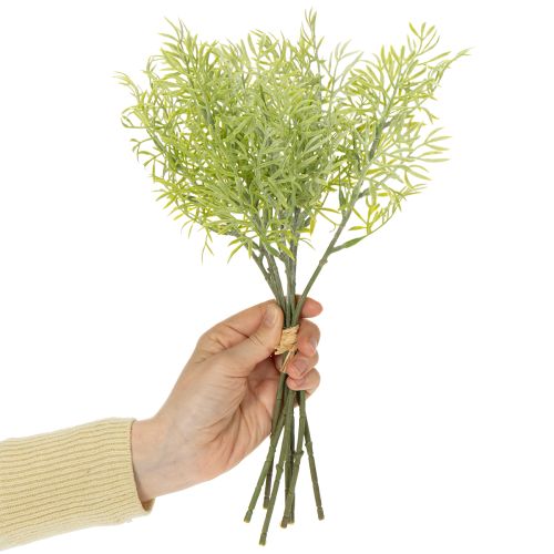 Artikel Prydet aspargesgren, naturlig tilføjelse til blomsterbuketter, 34 cm, 7 stk.