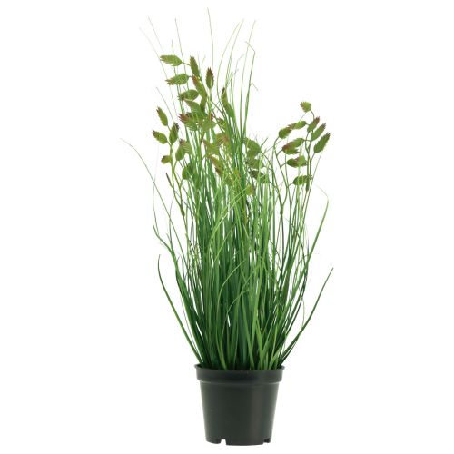 Floristik24 Quaking Grass Kunstgræs Kunstig Potteplante 36cm