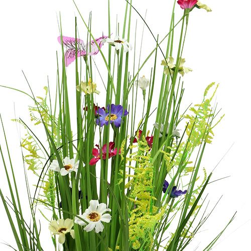 Floristik24 Græsbundt med blomster 73cm